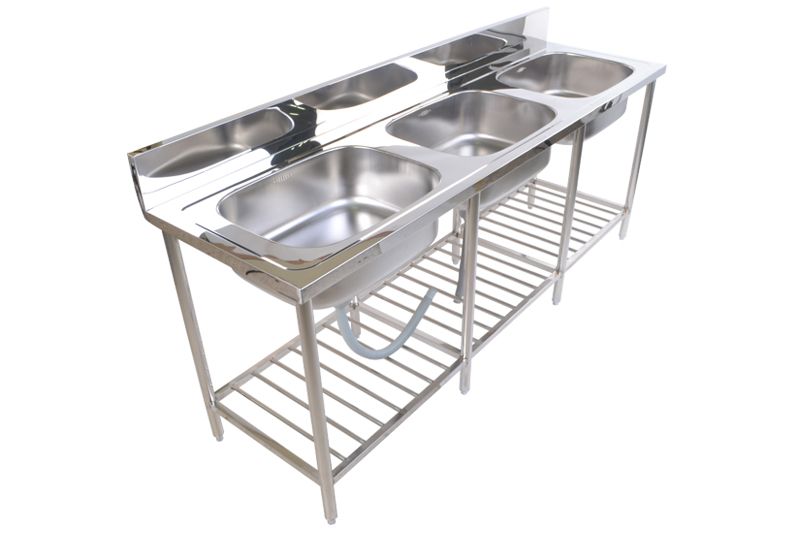 Stainless Steel Commercial Restaurant Kitchen Sink Stand 3